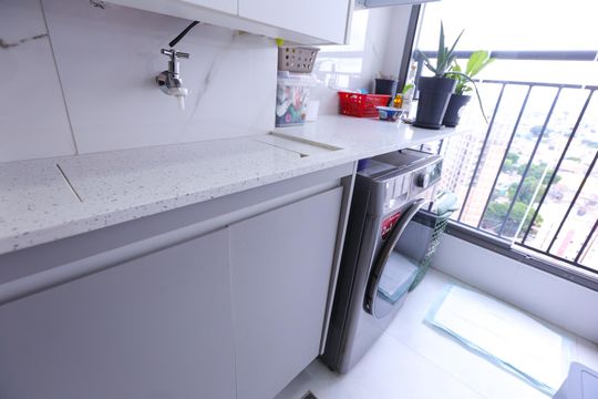 Área de serviço  de apartamento à venda com 2 quartos, 62m² em Vila Primavera, São Paulo