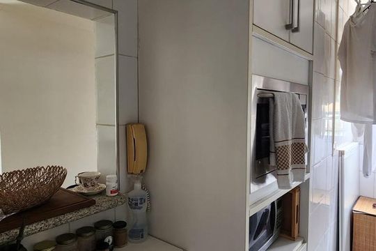 Cozinha de apartamento à venda com 2 quartos, 50m² em Vila Andrade, São Paulo