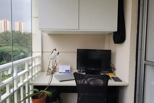 Varanda de apartamento à venda com 2 quartos, 50m² em Vila Andrade, São Paulo