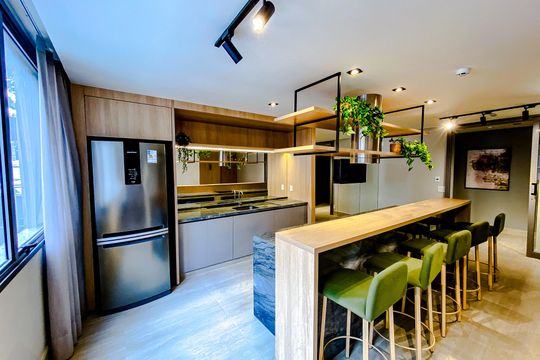 Área comum de kitnet/studio para alugar com 1 quarto, 23m² em Vila Mariana, São Paulo