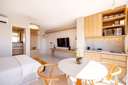 Sala de apartamento à venda com 1 quarto, 28m² em Itaim Bibi, São Paulo