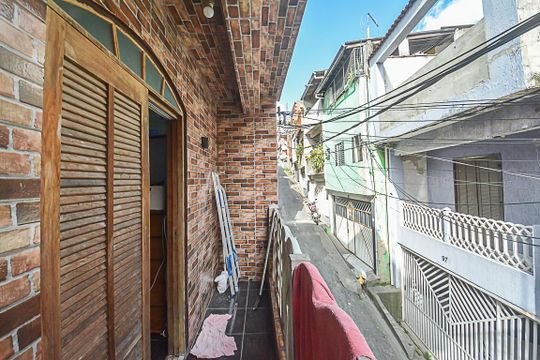 Sacada do Quarto Suíte de casa à venda com 2 quartos, 166m² em Jardim Nascimento, São Bernardo do Campo