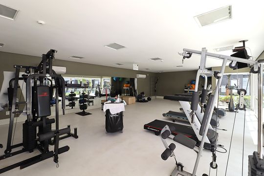 Área comum - Academia de apartamento para alugar com 3 quartos, 75m² em São João, Porto Alegre