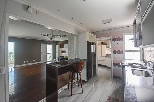 Cozinha de apartamento para alugar com 4 quartos, 260m² em Vila Marlene, São Bernardo do Campo
