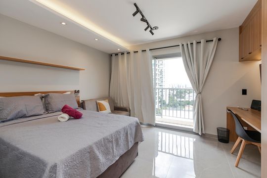 Studio de apartamento para alugar com 1 quarto, 24m² em Vila Cordeiro, São Paulo