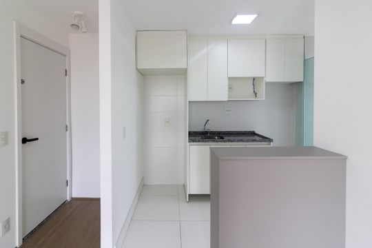 Cozinha de apartamento à venda com 3 quartos, 58m² em Campininha, São Paulo