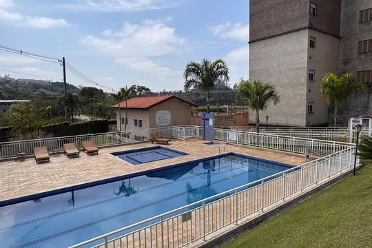 Área comum - Piscina de apartamento para alugar com 2 quartos, 45m² em Petrópolis, Cotia