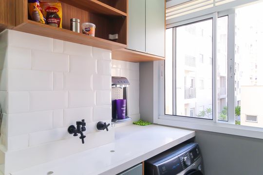 Área de Serviço de apartamento à venda com 2 quartos, 43m² em Parque da Mooca, São Paulo