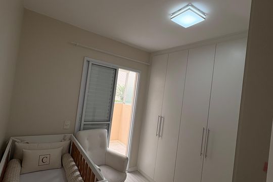Quarto de apartamento à venda com 2 quartos, 62m² em Vila Caraguata, São Paulo