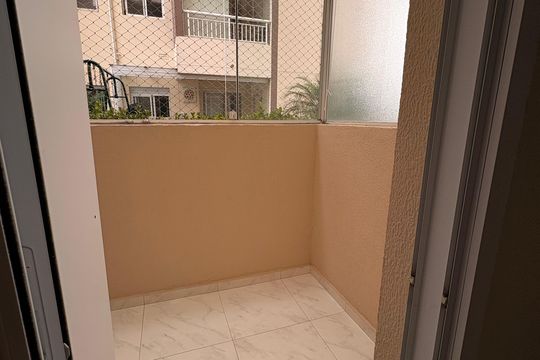 Varanda de apartamento à venda com 2 quartos, 62m² em Vila Caraguata, São Paulo