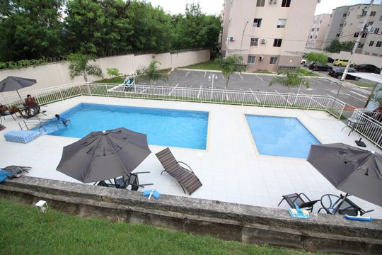 Área comum - Piscina de apartamento à venda com 2 quartos, 55m² em Curicica, Rio de Janeiro