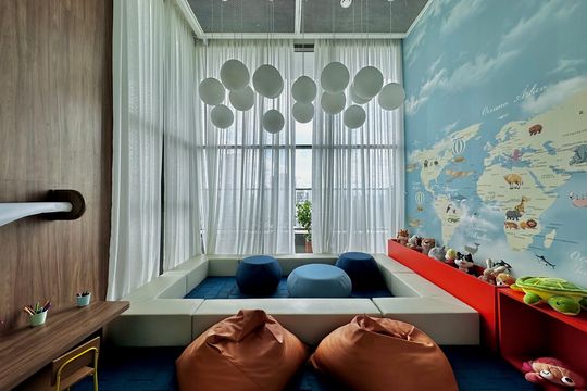 Brinquedoteca  de kitnet/studio para alugar com 1 quarto, 25m² em Santo Amaro, São Paulo