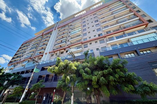 Fachada  de kitnet/studio para alugar com 1 quarto, 25m² em Santo Amaro, São Paulo