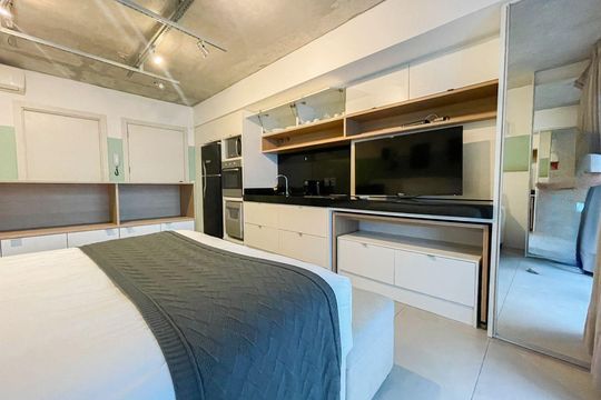 Studio  de kitnet/studio para alugar com 1 quarto, 32m² em Menino Deus, Porto Alegre