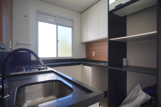 Cozinha de apartamento para alugar com 2 quartos, 40m² em Canudos, Novo Hamburgo