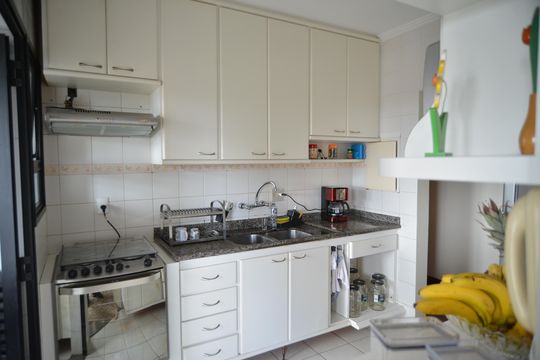 Cozinha de apartamento para alugar com 2 quartos, 92m² em Vila Gilda, Santo André