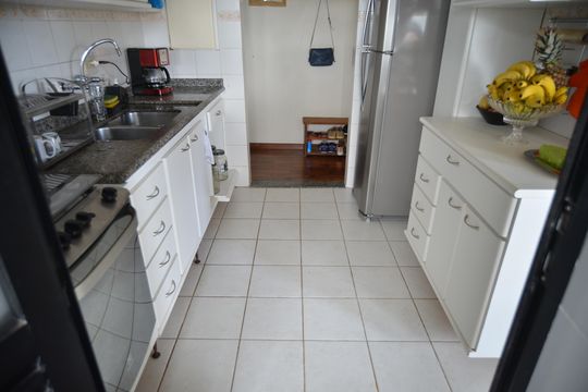 Cozinha de apartamento para alugar com 2 quartos, 92m² em Vila Gilda, Santo André