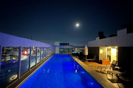 Área comum de apartamento à venda com 1 quarto, 47m² em Azenha, Porto Alegre