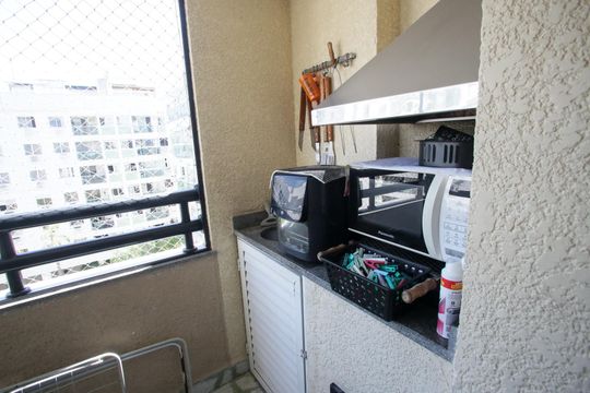 Varanda da Sala de apartamento à venda com 2 quartos, 55m² em Taquara, Rio de Janeiro