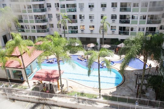 Área comum - Piscina de apartamento à venda com 2 quartos, 55m² em Taquara, Rio de Janeiro