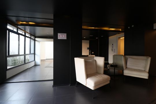 Área comum  de kitnet/studio à venda com 1 quarto, 33m² em Bom Retiro, São Paulo