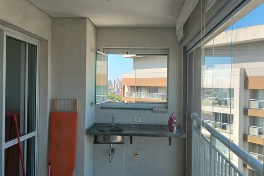 Varanda de apartamento à venda com 1 quarto, 48m² em Tatuapé, São Paulo
