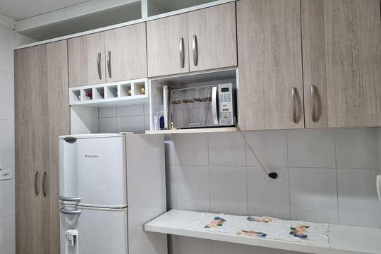 Cozinha de casa de condomínio à venda com 2 quartos, 57m² em Vila Nova Savoia, São Paulo
