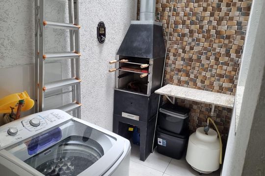 Área de serviço de casa de condomínio à venda com 2 quartos, 57m² em Vila Nova Savoia, São Paulo