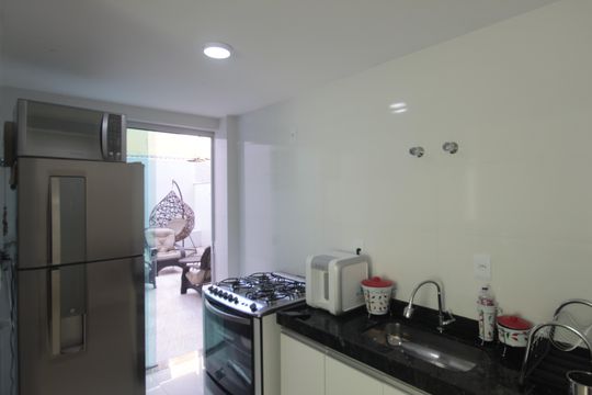 Cozinha e Área de Serviço de apartamento à venda com 3 quartos, 160m² em Itapoã, Belo Horizonte