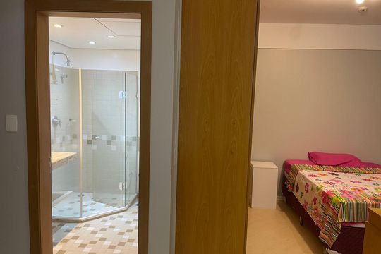 Sala/Quarto de apartamento para alugar com 1 quarto, 35m² em Alphaville Industrial, Barueri