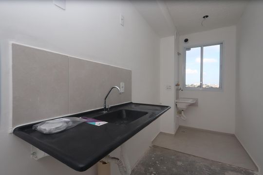 Cozinha de apartamento à venda com 2 quartos, 41m² em Vila Ema, São Paulo