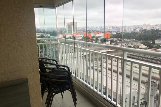 Varanda de apartamento à venda com 3 quartos, 76m² em Campestre, Santo André
