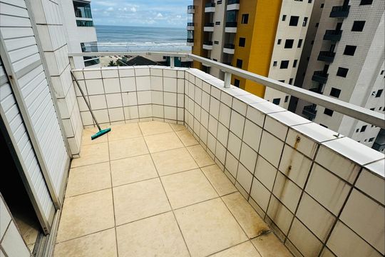 Varanda de apartamento para alugar com 2 quartos, 115m² em Aviação, Praia Grande