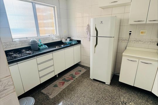 Cozinha de apartamento para alugar com 2 quartos, 115m² em Aviação, Praia Grande