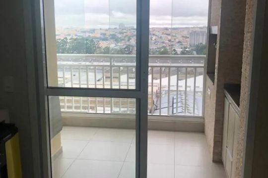 Varanda de apartamento à venda com 2 quartos, 76m² em Campestre, Santo André