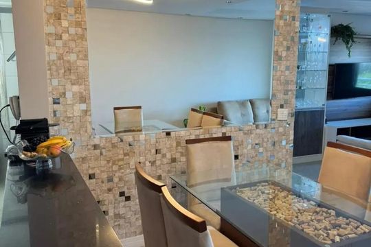 Sala de apartamento à venda com 2 quartos, 76m² em Campestre, Santo André