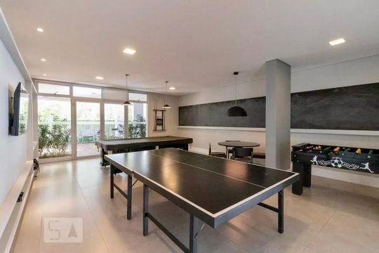 Salão de Jogos de kitnet/studio para alugar com 1 quarto, 36m² em Brooklin, São Paulo