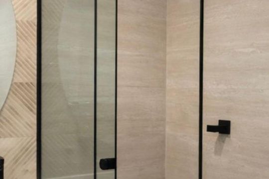 Banheiro de apartamento à venda com 1 quarto, 27m² em Vila Olímpia, São Paulo