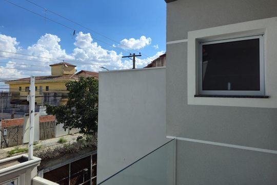Varanda da Suíte 01 de casa à venda com 3 quartos, 160m² em Parque Continental I, Guarulhos