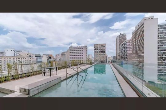 Área comum - Piscina de kitnet/studio à venda com 1 quarto, 18m² em Centro Histórico de São Paulo, São Paulo