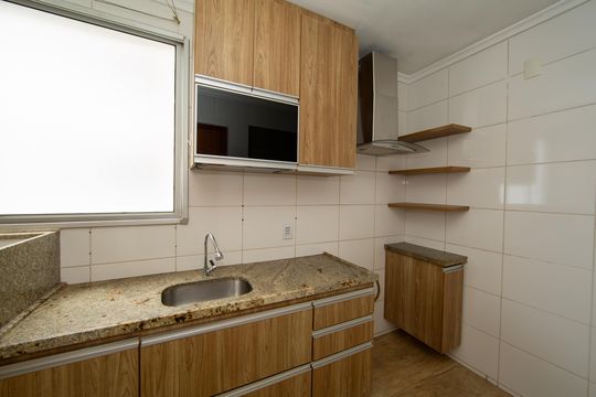 COZINHA de apartamento à venda com 3 quartos, 82m² em Castelo, Belo Horizonte