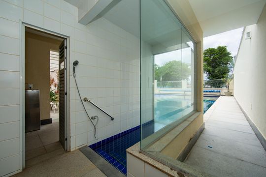 SAUNA de apartamento à venda com 3 quartos, 82m² em Castelo, Belo Horizonte