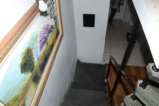Escada de casa de condomínio à venda com 3 quartos, 95m² em São Gabriel, Belo Horizonte