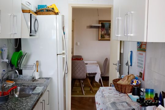Cozinha de apartamento à venda com 3 quartos, 74m² em Jaguaribe, Osasco
