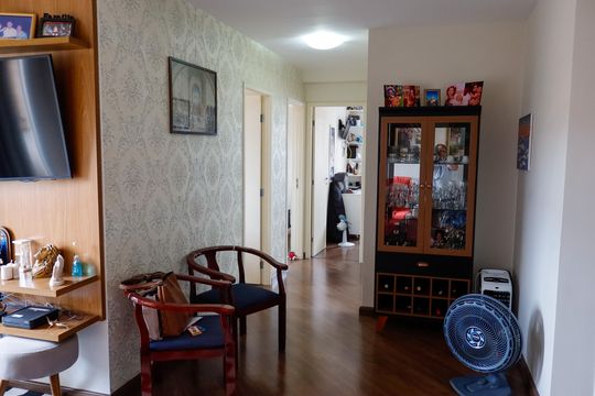 sala de apartamento à venda com 3 quartos, 74m² em Jaguaribe, Osasco