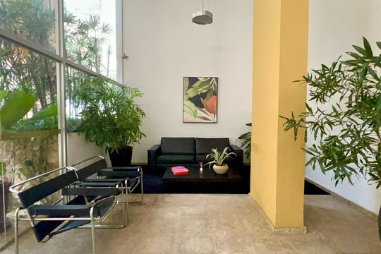 Hall de entrada de apartamento para alugar com 3 quartos, 156m² em Jardim Paulista, São Paulo