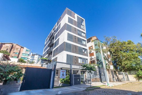 Fachada  de apartamento para alugar com 2 quartos, 57m² em Passo d’Areia, Porto Alegre