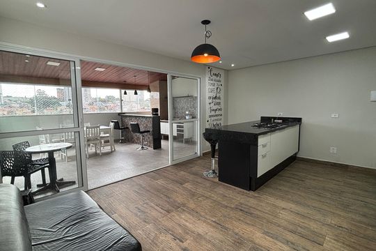Cobertura - Cozinha de apartamento à venda com 3 quartos, 150m² em Vila Marina, Santo André