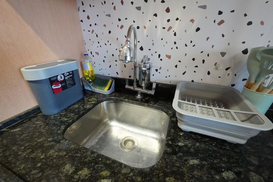 Cozinha de kitnet/studio à venda com 1 quarto, 23m² em Vila Mariana, São Paulo