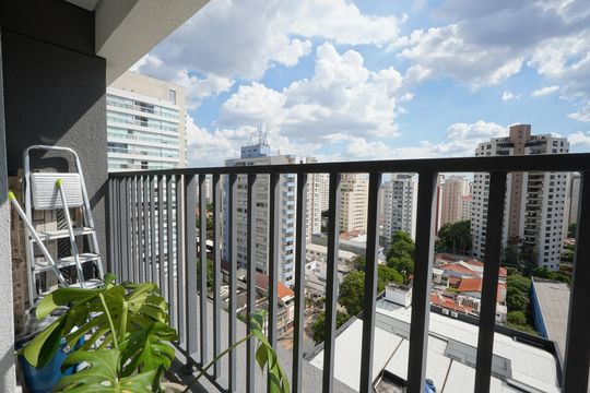 Varanda de kitnet/studio à venda com 1 quarto, 23m² em Vila Mariana, São Paulo